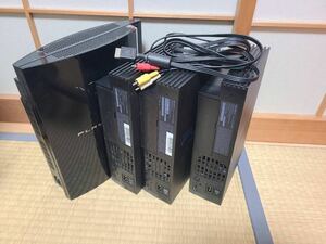 PlayStation PS3 PS2 SONY SCPH50000.SCPH39000.SCPH30000.CECHAOO プレステ 4台 プレイステーション