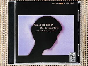 BILL EVANS TRIO／WALTZ FOR DEBBY／FANTASY (RIVERSIDE) 0025218621021／EU盤CD／ビル・エヴァンス／中古盤