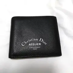 希少　Christian Dior　ATELIER　18ss レザー　折り財布