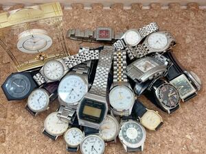 ●時計ジャンク● ２０本まとめ売りCASIO CITIZEN swatch MARSHAL VALENTINO MIKIMOTO 他　必ず説明文お読み下さい523