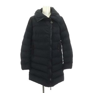 モンクレール MONCLER GERBOISE ジェルボワーズ ダウンコート アウター ロング スタンドカラー ジップアップ 00 紺 レディース