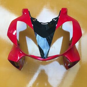 VFR VFR800 RC46 2型 極美品 アッパーカウル フロントカウル MCW 赤 VTEC インターセプター RC46-2