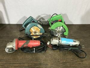 【2334】 リョービ RYOBI 電動工具 4台セット 丸のこ マルノコ ディスクグラインダー 【中古品】