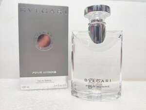 100ml【日本語表記】【ほぼ未使用】【送料無料】ブルガリ プールオム BVLGARI EDT オードトワレ オーデトワレ オードゥトワレ