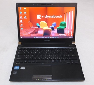 外観極上品 dynabook 最上位モデル R732/W3UH Core i7 SSD 512GB メモリ8GB Office2019 Windows11 DVDドライブ搭載 Webカメラ