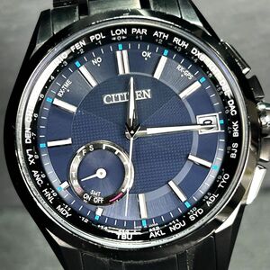 希少 超美品 CITIZEN シチズン ATTESA アテッサ エコドライブ CC3015-57L 腕時計 GPS衛星電波時計 ダイレクトフライト スーパーチタニウム