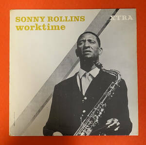 希少! UK Original 初回 XTRA 5026 WORKTIME / Sonny Rollins MAT: A/B