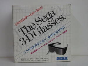 ☆マークIII マスターシステム セガ 3-Dグラス 3D The Sega 3-D Glasses リアル3次元ビジョン SEGA 箱説付 動作未確認☆