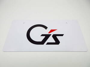 トヨタ G`s SPORT ディーラー 新車 展示用 非売品 ナンバープレート マスコットプレート　プリウスα　ノア　ヴォクシー ヴェルファイア