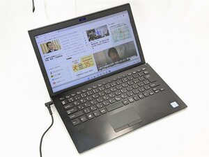 １円～ 中古ノートパソコン 高速SSD Windows11 13.3型 SONY VJPG11C11N 第8世代i5 8GB 無線 Bluetooth カメラ Office 即使用可 保証付