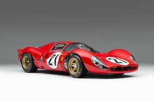 【玩具模型】AMALGAM FERRARI 330 P4 #21 (1967 LE MANS) アマルガムフェラーリスーパーカー人気合金模型車ミニカーコレクション 1:8 E31