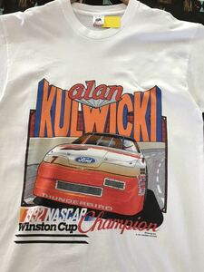 Alan Kulwicki Tシャツ　ナスカー　チャンピオン　1992 レース　レーシング　ドライバー　アメリカ　ビンテージ　フォード　古着　アメカジ