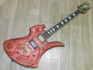 【HIDE風ペイントモデル】FERNANDES MG-80X モッキンバード 日本製 MADE IN JAPAN XJapan 現状/F604