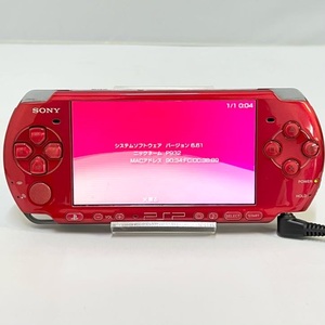 BDg270R 60 SONY PSP-3000 ゲーム機 本体 ラディアントレッド