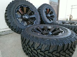 プラド ハイラックス サーフ タイヤホイールセット ヨコハマ ジオランダー MT 265/70R17 285/70R17 265/65R17 17インチ DeathRock