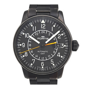 フォルティスフリーガー フォルティス フリーガー GMT 596.18.11M 自動巻き ステンレススティール メンズ FORTIS FLIEGER 中古 【時計】