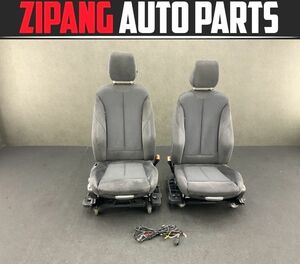 BM127 F30 8C20 320d Mスポーツ LCI 後期 電動 アルカン コンビ フロント シート ランバーサポート/社外ヒーター付 ★左/右セット ◎