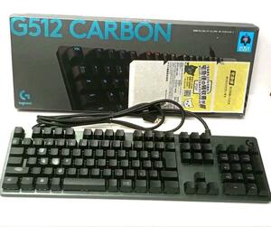 Logicool G512 Carbon GX BLUE 青軸 クリッキー　ロジクール　ゲーミングマウス　訳あり　