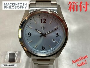 【可動品】 MACKINTOSH PHILOSOPHY マッキントッシュフィロソフィー 腕時計 箱、取扱説明書、コマ付属