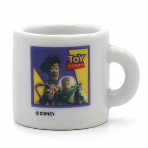 ディズニー　トイストーリー　ミニマグカップ　ガチャガチャ　ユージン社　1990年代　陶器製　新品