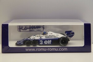 ロム特注 スパークモデル 1/43 ティレルP34 タイレル 6輪車 1977 日本GP 1977 ロニーピーターソン　55CE/130