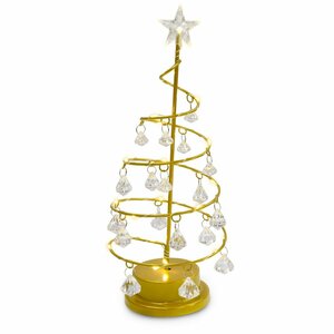 クリスマスツリー 高さ32cm 卓上 ミニ おしゃれ クリスマス 飾り 置物 ミニツリー LEDライト プレゼント