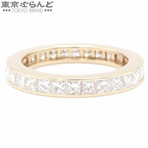 101702945 カルティエ CARTIER ウエディングバンド フルエタニティ ダイヤリング N4127850 K18YG #50 指輪 レディース 1.76ct 仕上済