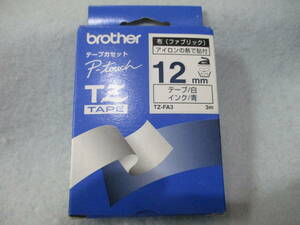 ブラザー テープカセットPーTouch TZタイプ 白/青