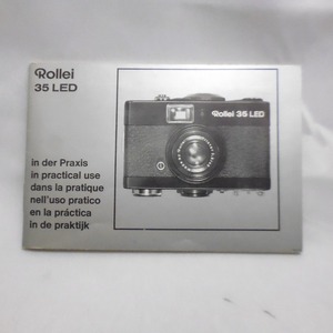 Rollei ローライ 35 LED 取扱説明書 管理D105