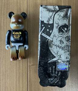  PUSHEAD パスヘッド ・ BE@RBRICK ベアブリック 100% ・ MEDICOM TOY メディコムトイ ・開封品 希少 レア