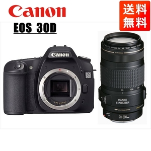 キヤノン Canon EOS 30D EF 70-300mm 望遠 レンズセット 手振れ補正 デジタル一眼レフ カメラ 中古