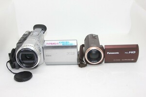 【ビデオカメラ2点まとめ売り】Panasonic HC-V550M / NV-GS100 #0093-900