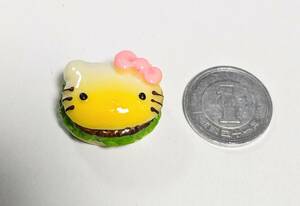 ミニチュア★キティちゃんハンバーガー★リカちゃんやドールハウスにいかがでしょうか♪