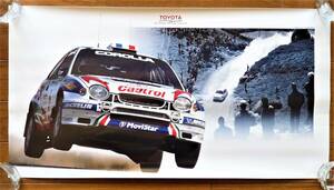 ポスター トヨタ 1998年WRC　#6トヨタカストロールカローラ 未使用