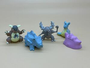 中古品 初期 セット ポケモン モンコレ メタモン サイホーン ガルーラ カイロス フィギュア コレクション TOMY ポケットモンスター