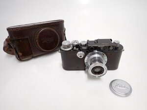 Leitz Leica DIII 1936年頃 + ELMAR 50mm F3.5 1933年頃 ライツ ライカ レンジファインダーカメラ エルマーレンズ付 ∬ 6E502-2