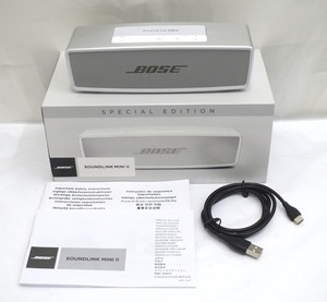 ◇K79717:BOSE ボーズ SOUND LINK MINI Ⅱ サウンドリンクミニ スピーカー Bluetooth 通電確認済 動作未確認 ジャンク