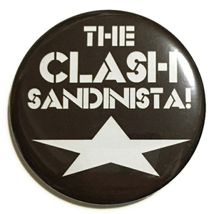 デカ缶バッジ 58mm Clash SANDINISTA! サンディニスタ！Joe Strummer ジョーストラマー Punk