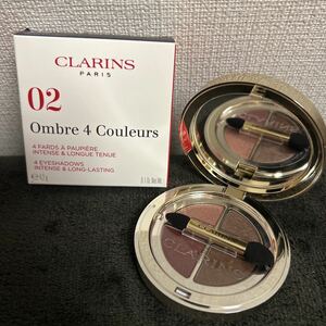 CLARINSのオンブル4■02ローズウッド■アイシャドウパレット■中古美品■クラランス■