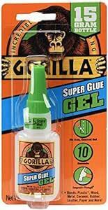 ゴリラ(Gorilla) スーパーグルー 強力瞬間接着剤 (ゼリー状, 15g) [並行輸入品