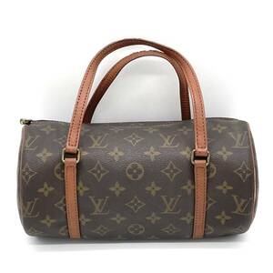 1円 LOUIS VUITTON ルイヴィトン モノグラム パピヨン26 筒型 ハンドバッグ ミニボストン M51366