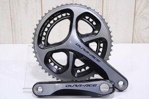 ★SHIMANO シマノ FC-9000 DURA-ACE 165mm 53/39T 2x11s クランクセット BCD:110mm