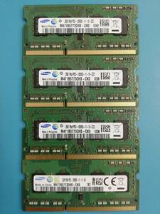 動作確認 SAMSUNG製 PC3-12800S 1Rx8 2GB×4枚組=8GB 28870030822