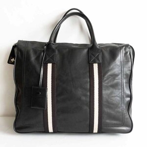 【美品】BALLY 【レザー ブリーフケース】ブラック ビジネスバッグ トートバッグ バリー 2404349