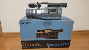 132★ほぼ未使用★超美品★SONY CCD-VX1 Handycam PRO ハンディカムプロ Hi8 8ミリビデオカメラ★ただ故障の為完全ジャンクです！