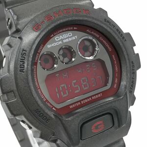 美品 CASIO カシオ G-SHOCK ジーショック 腕時計 DW-6900SB-8 クオーツ メタリックカラーズ レッド ダークグレー 電池交換済 動作確認済