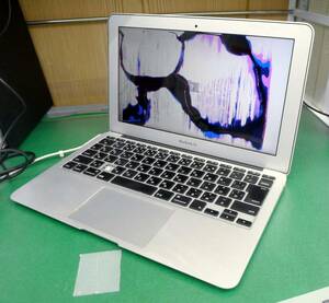T10985nジャンク Appe MacBookAir Mid2011 11.6inch 4GBオンボード バッテリー欠品　部品取りにどうぞ
