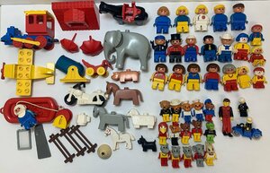 【まとめて】レゴ LEGO ファビュランド Fabuland レゴデュプロ ミニフィグ39体 / パーツ 動物 乗り物 ボート 他 ☆