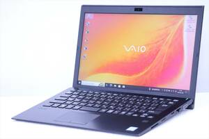 【1円～】Office2021搭載！薄型軽量1.07kg！13.3型FHD液晶快速PC！VAIO ProPG VJPG1113BL2B i5-8250U RAM8G SSD256G Win10