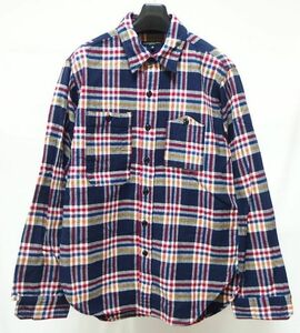16AW Engineered Garments エンジニアードガーメンツ Work Shirt Plaid Flannel ワークシャツ S チェック ネル